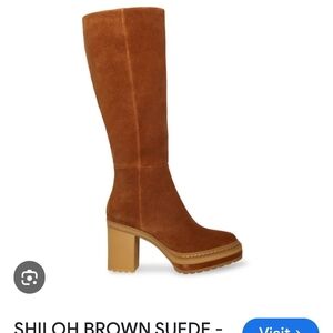 Steve Madden Tan Suede Heeled Boots